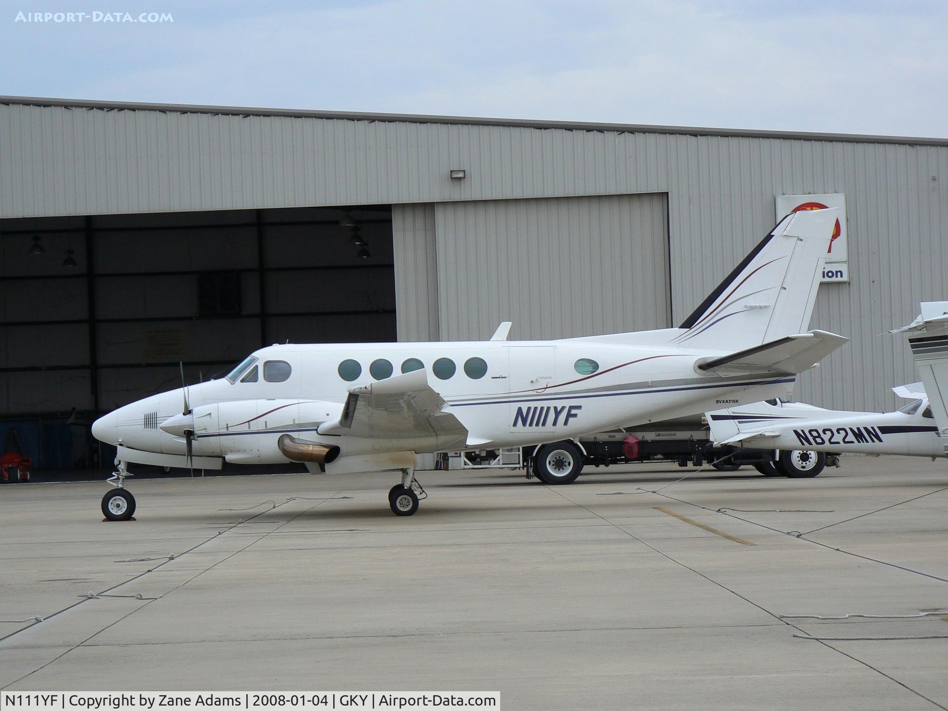 N111YF, 1977 Beech B100 King Air King Air C/N BE-30, At Arlington Municipal