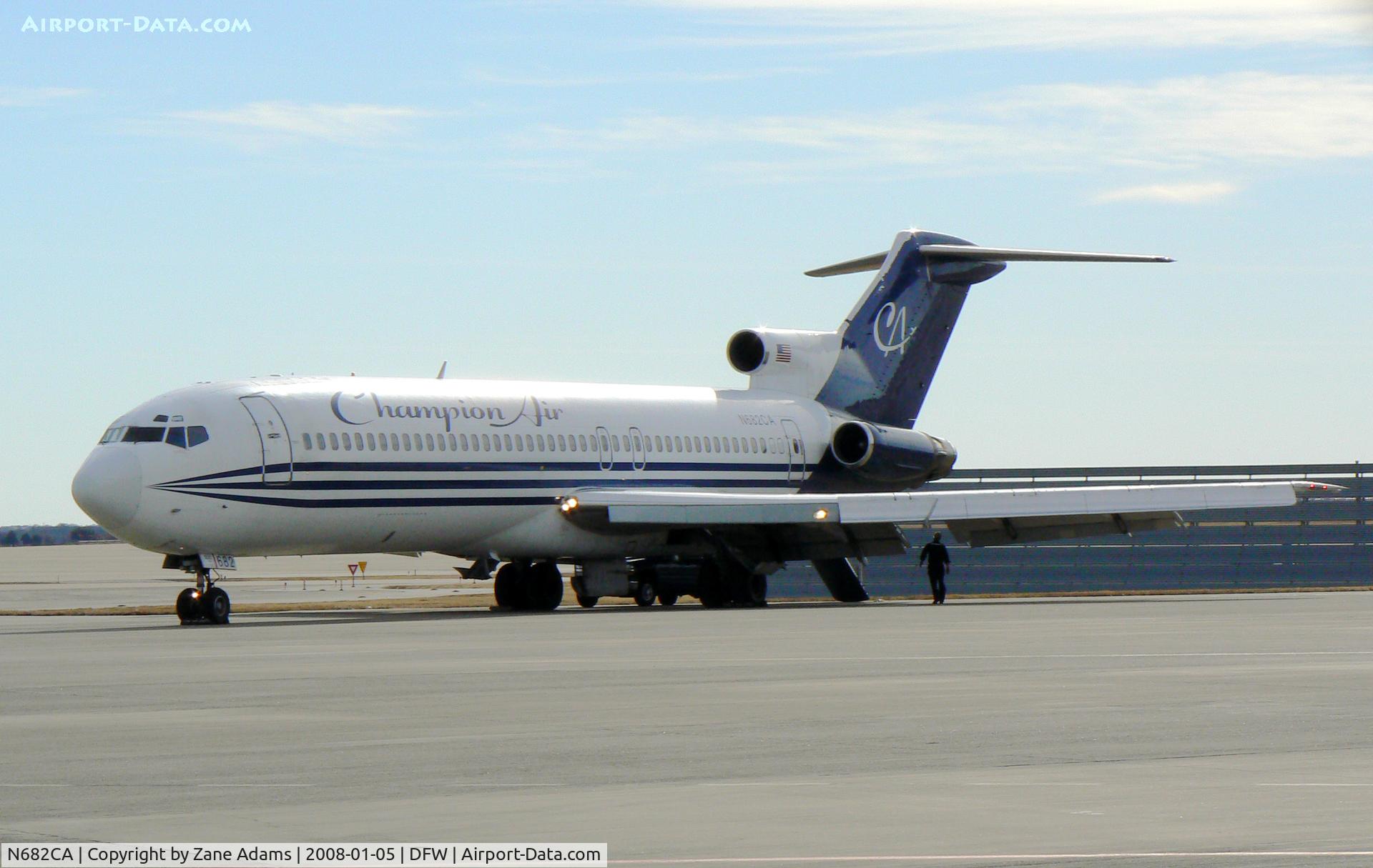 N682CA, 1980 Boeing 727-2S7 C/N 22019, On the General Aviation Ramp at DFW