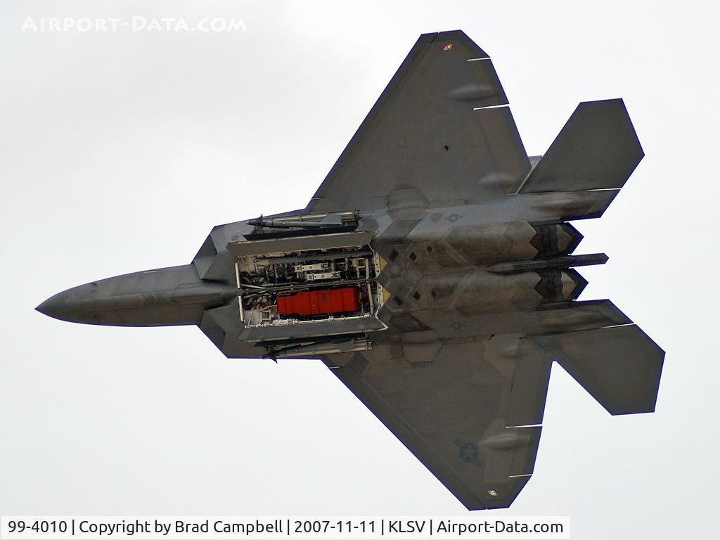 99-4010, 1999 Lockheed Martin F/A-22A Raptor C/N 4010, USA - Air Force / 1999 Lockheed Martin F/A-22A Raptor / 442 Test and Evaluation Squadron / 53rd Fighter Wing