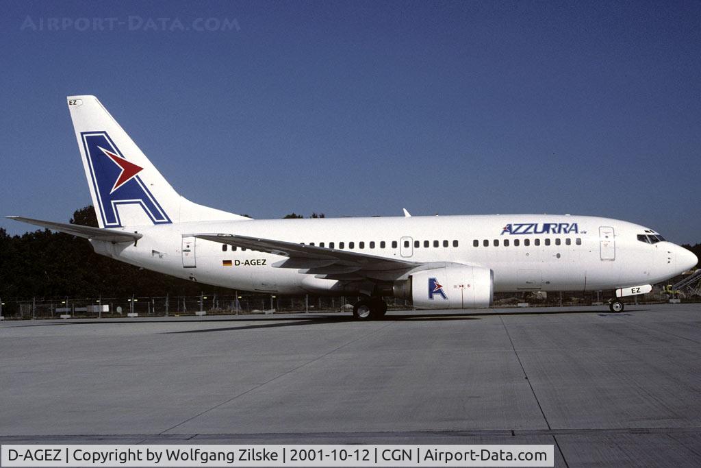D-AGEZ, 1998 Boeing 737-73S C/N 29077, visitor