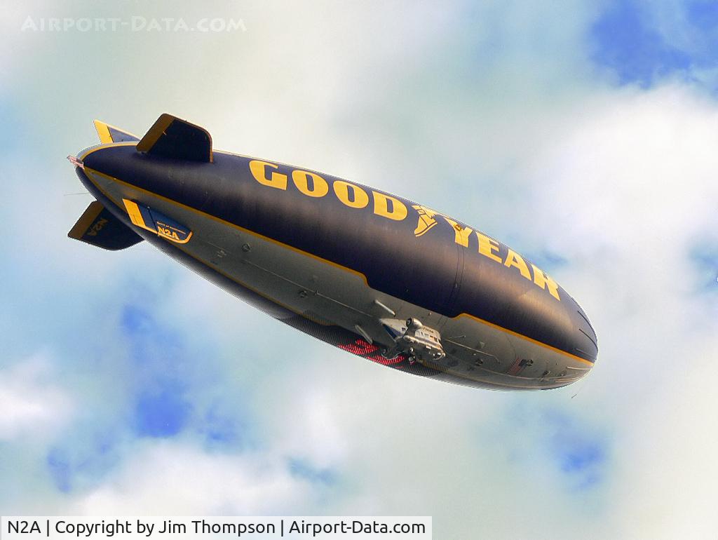 N2A, 1983 Goodyear GZ-20A C/N 4119, Taken over Orlando, Panasonic Lumix FZ30 420mm