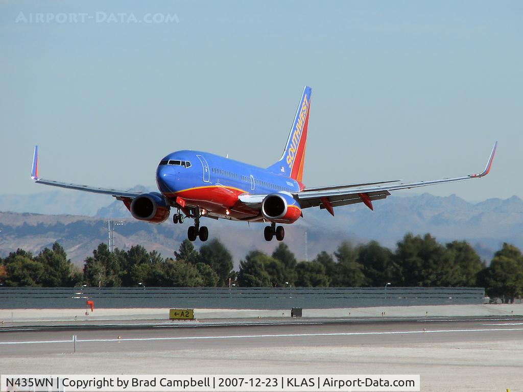 N435WN, 2003 Boeing 737-7H4 C/N 32455, Southwest Airlines / 2003 Boeing 737-7H4 / My 4600th upload.