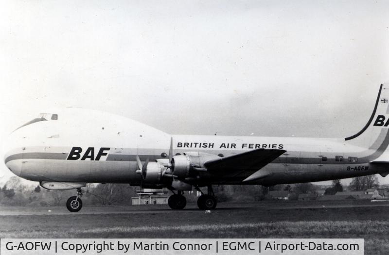 G-AOFW, Aviation Traders ATL-98 Carvair C/N 10351/ATL98/12, Taken Southend Airport