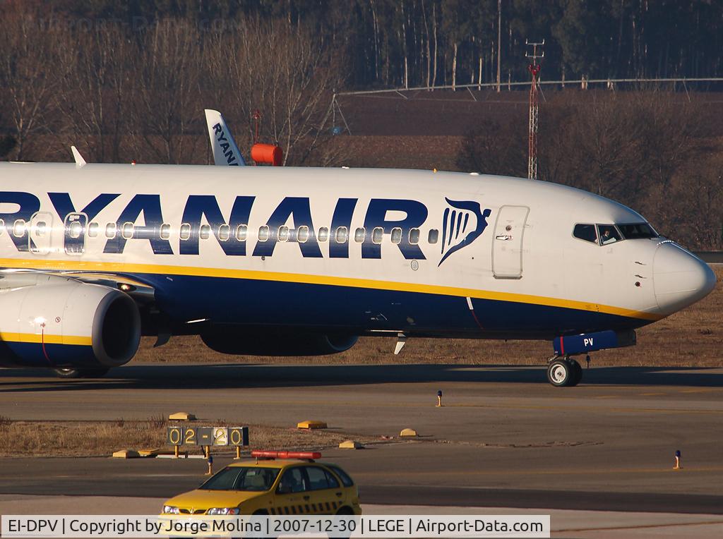EI-DPV, 2007 Boeing 737-8AS C/N 35551, Taxi to parking behind 