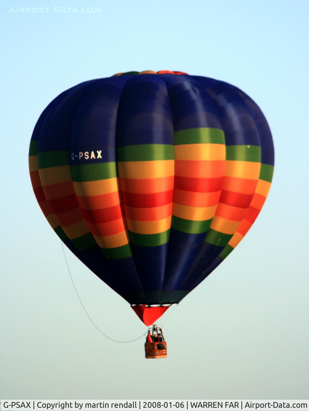 G-PSAX, 2003 Lindstrand Balloons Ltd LBL 77B C/N 960, LBL 77