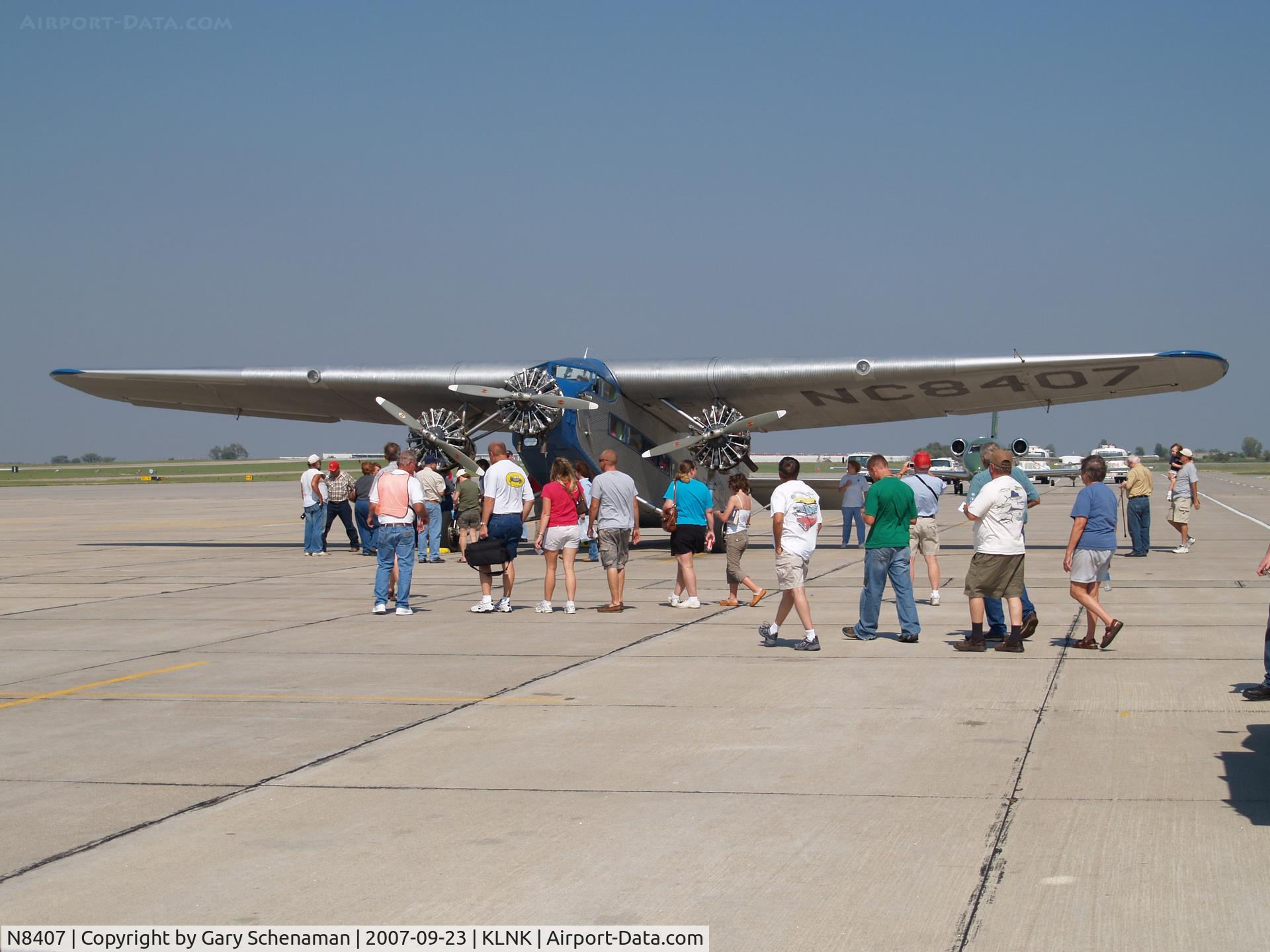 N8407, 1929 Ford 4-AT-E Tri-Motor C/N 69, Tri Motor in Lincoln