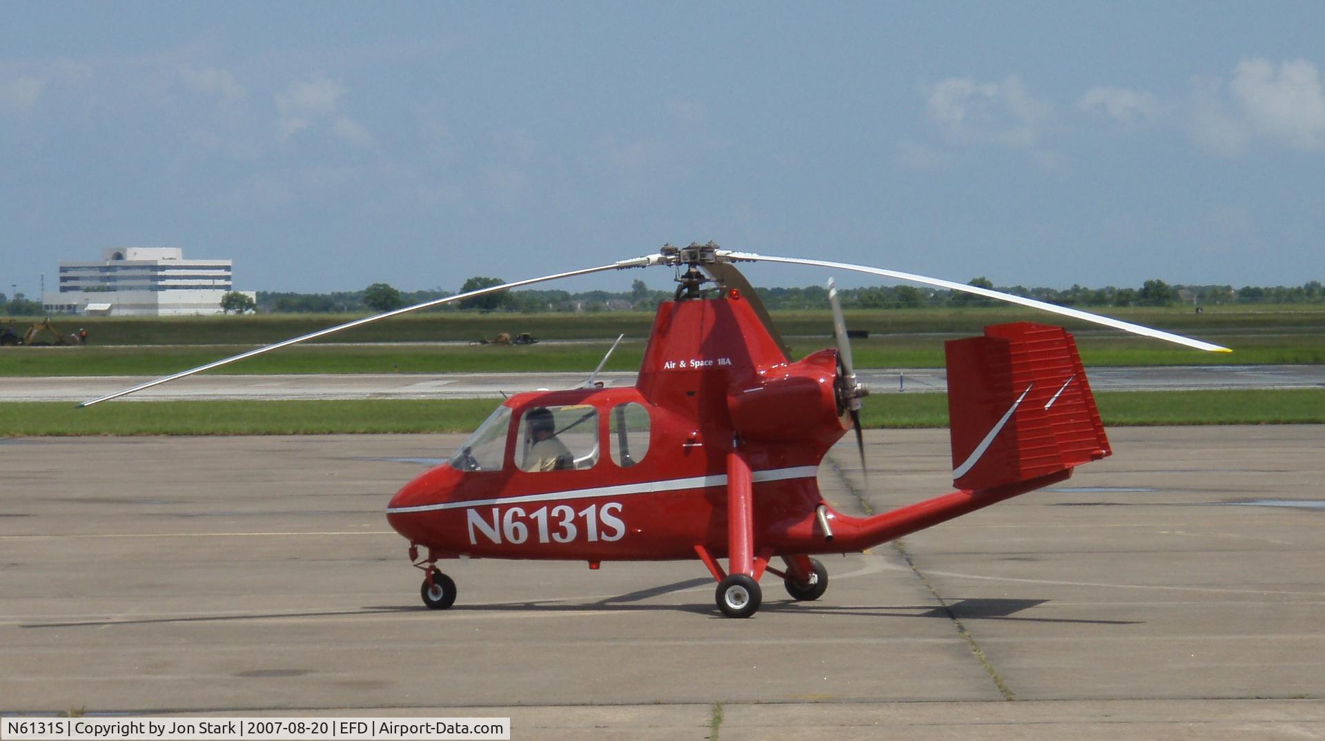 N6131S, 1965 Air & Space America Inc 18A C/N 18-38, on the ramp in Houston