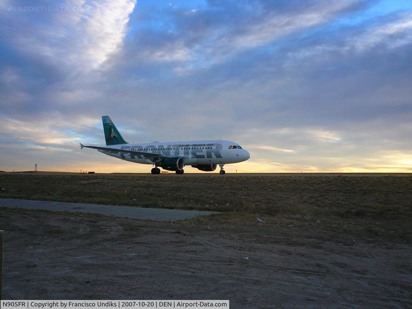 N905FR, 2001 Airbus A319-111 C/N 1583, Frontier Airlines