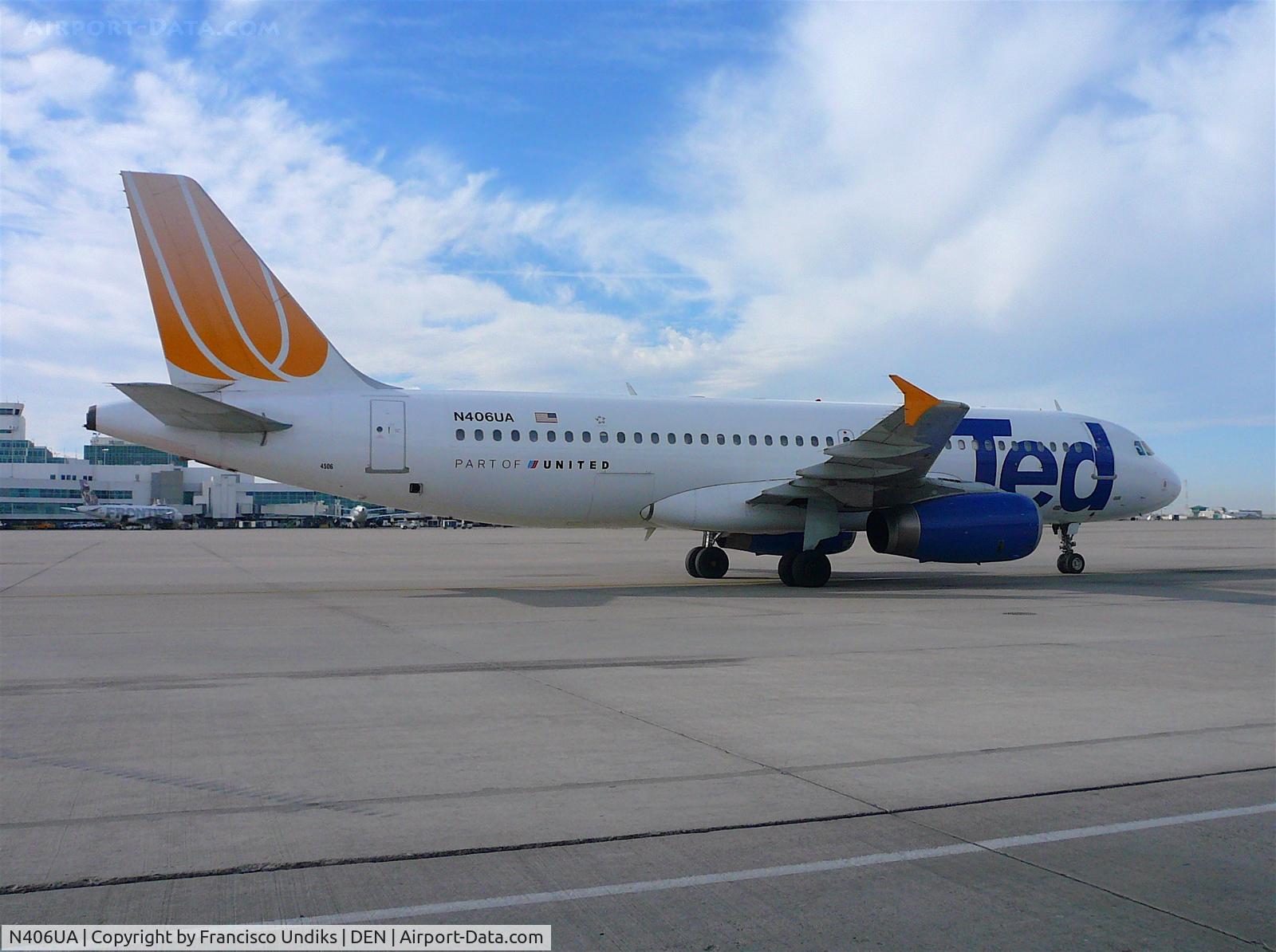N406UA, 1994 Airbus A320-232 C/N 454, Ted