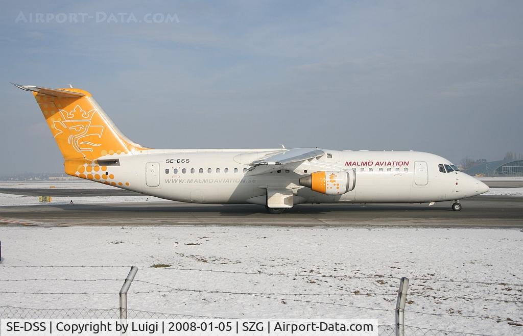 SE-DSS, 1994 British Aerospace Avro 146-RJ100 C/N E3245, MalmÃ¶ Aviation Avro RJ85