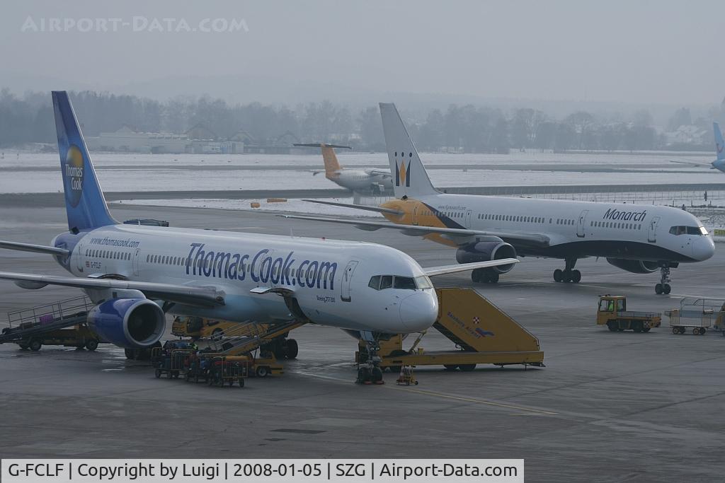 G-FCLF, 1999 Boeing 757-28A C/N 28835, Heavy traffic in SZG!