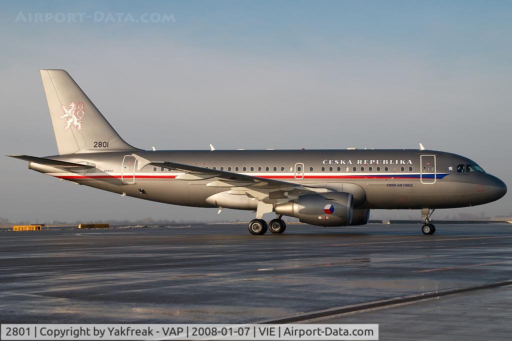 2801, 2007 Airbus ACJ319 (A319-115/CJ) C/N 2801, Czech Air Force Airbus 319