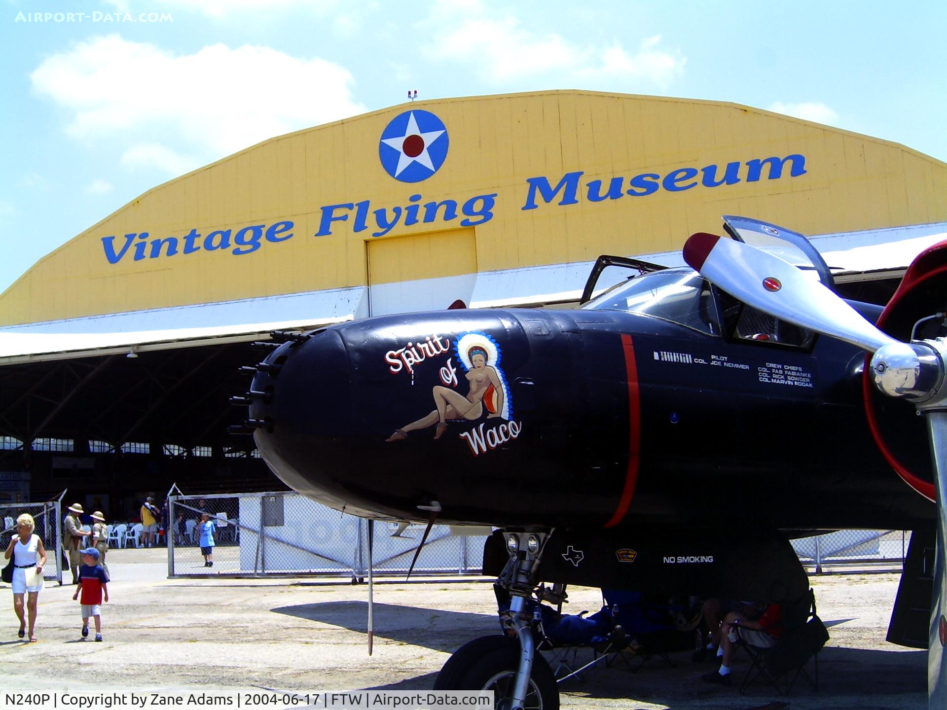N240P, 1943 Douglas A-26B Invader C/N 7140, Spirit of Waco at Vintage Flying Museum - Cowtown Warbird Roundup 2004