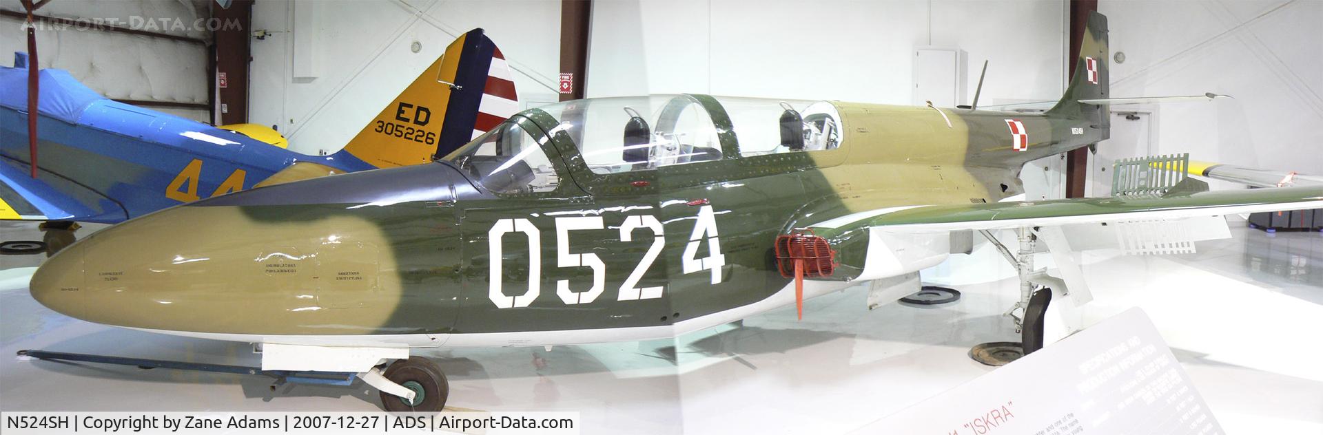 N524SH, PZL-Mielec TS-11 Iskra C/N 1H0524, At Cavanaugh Flight Museum (Composite Photo)