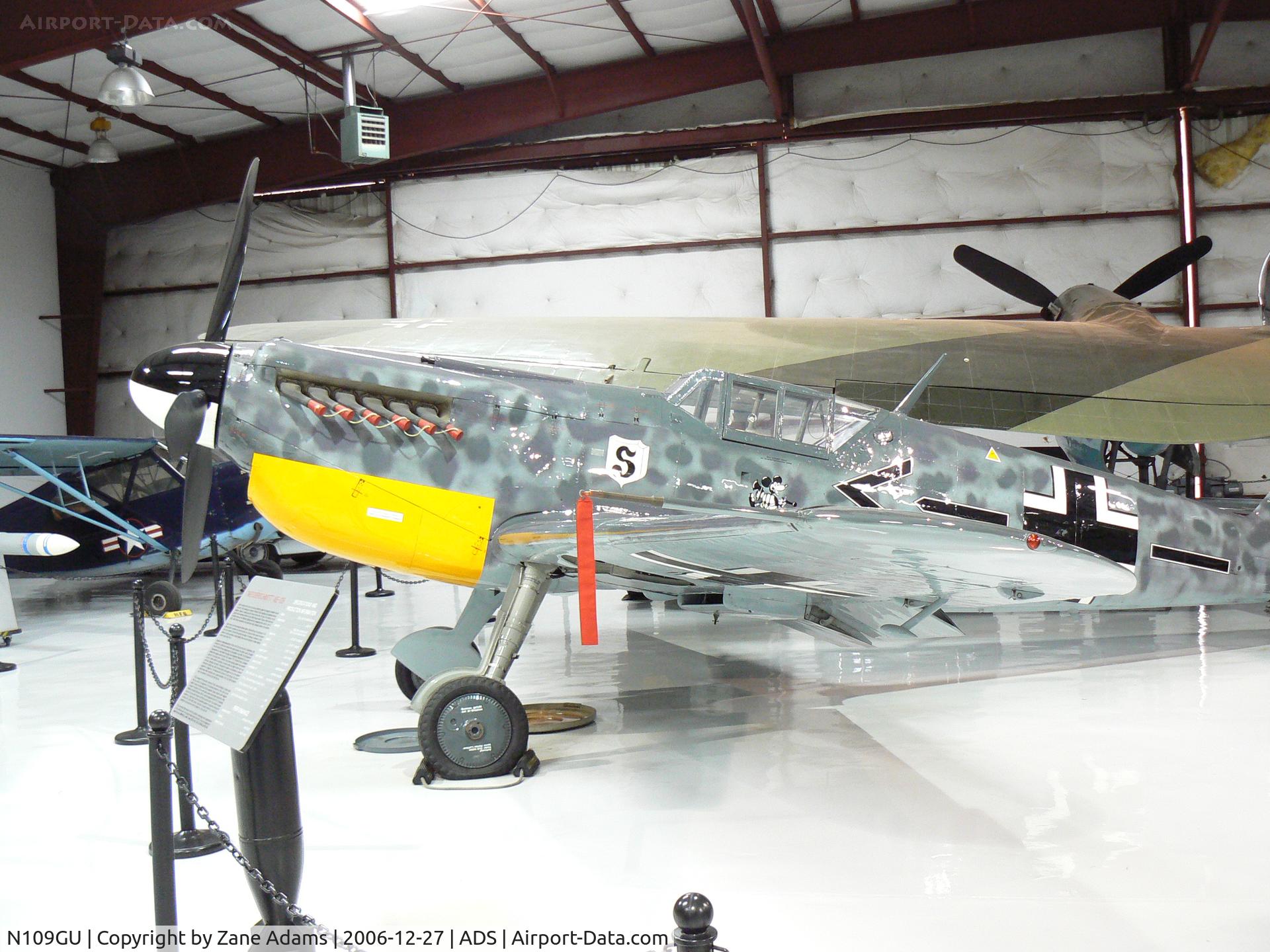 N109GU, 1958 Hispano HA-1112-M1L Buchon C/N 235, At Cavanaugh Flight Museum