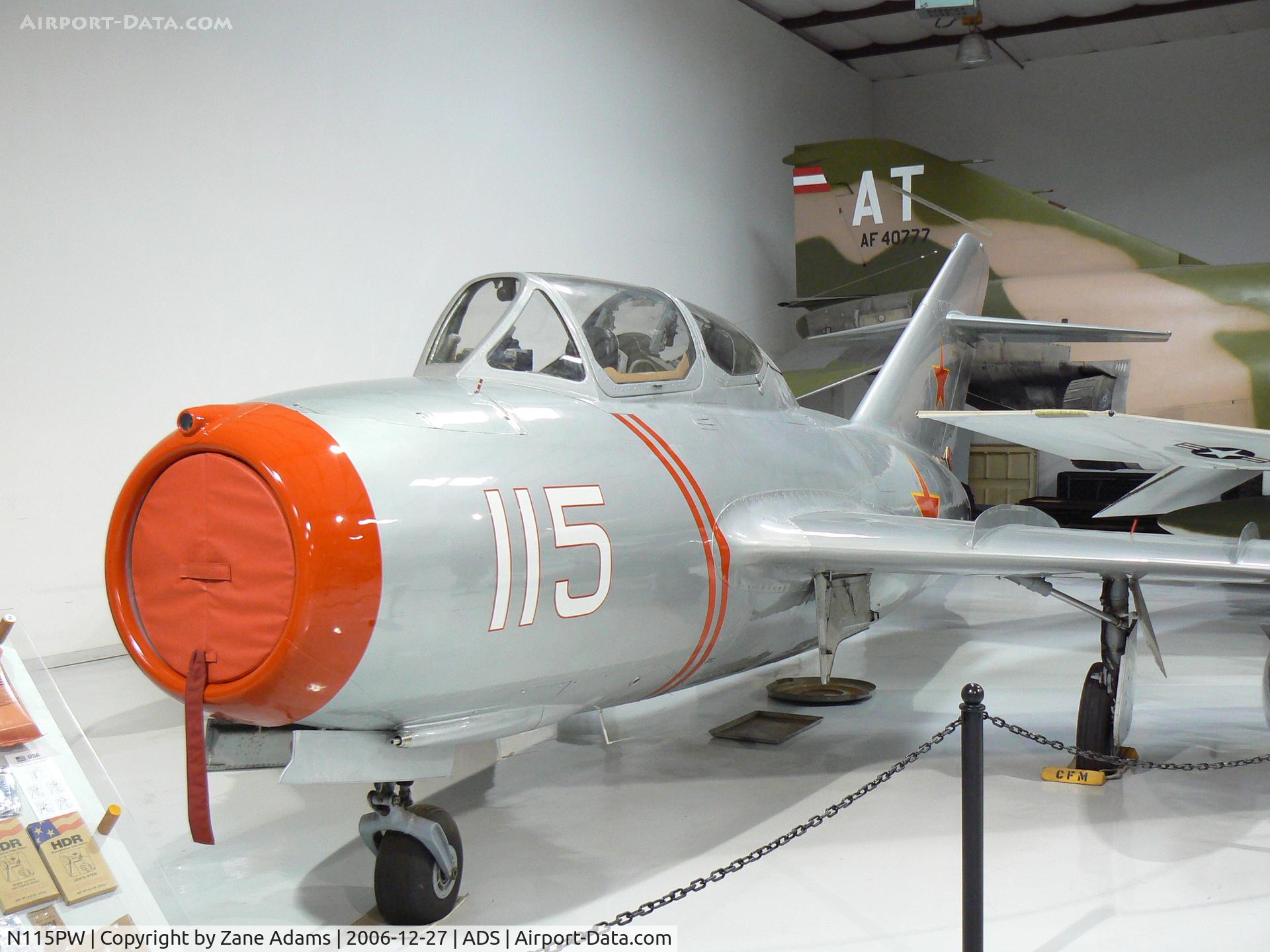 N115PW, 1955 Mikoyan-Gurevich SB LIM-2 C/N 512036, At Cavanaugh Flight Museum