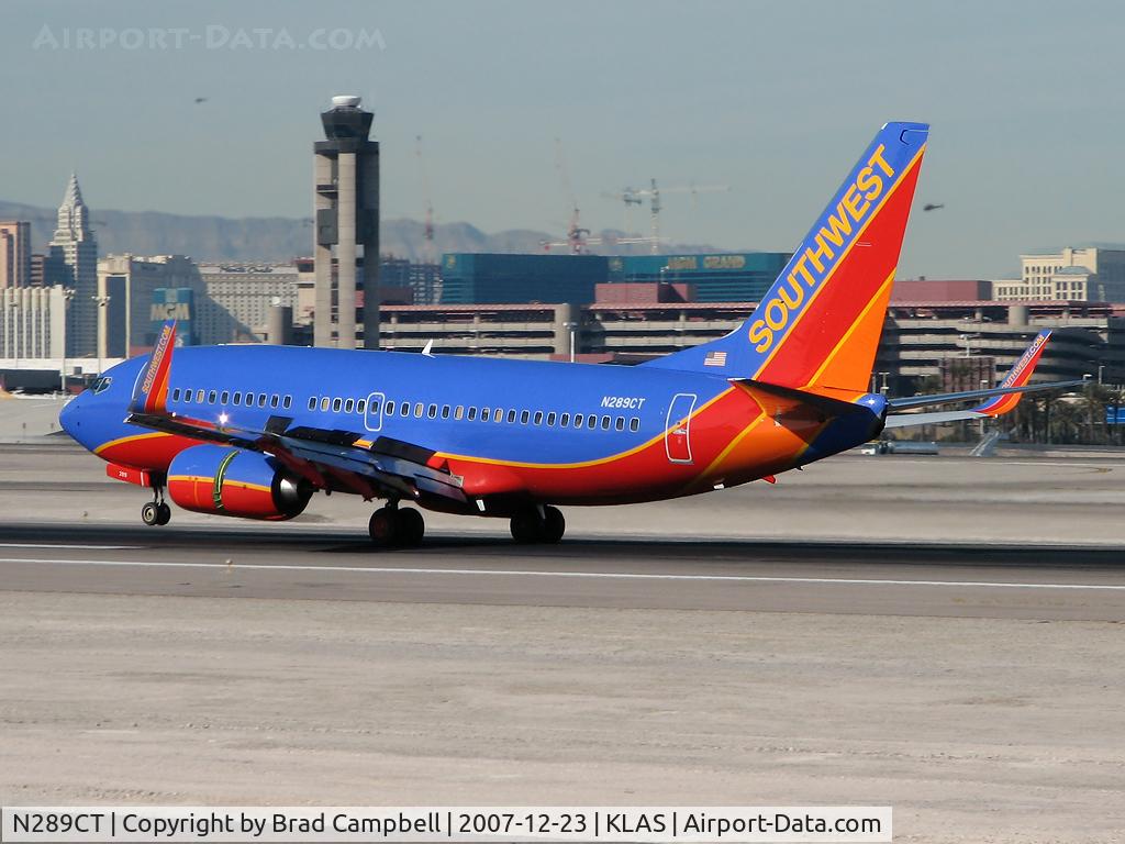 N289CT, 2007 Boeing 737-7H4 C/N 36633, Southwet Airlines / 2007 Boeing 737-7H4