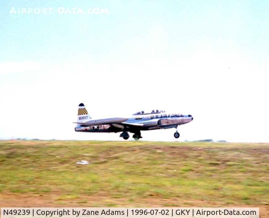 N49239, 1958 Lockheed T-33A C/N 58-697, At Arlington Open House 1996