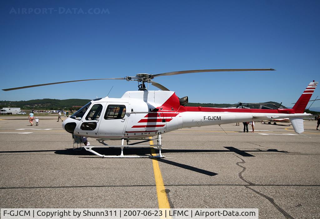 F-GJCM, Eurocopter AS-350B-2 Ecureuil C/N 1988, Exhibited during Le Luc Army Airshow 2007...