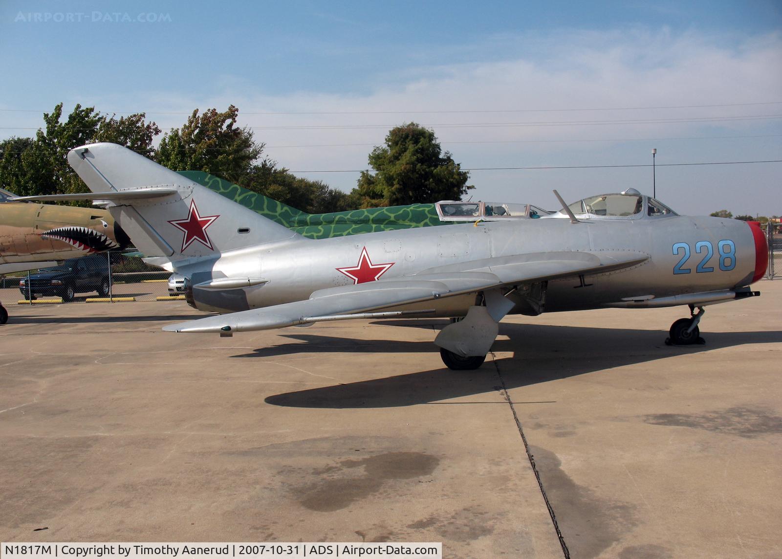 N1817M, PZL-Mielec Lim-5 (MiG-17F) C/N 1C1228, Cavanaugh Flight Museum
