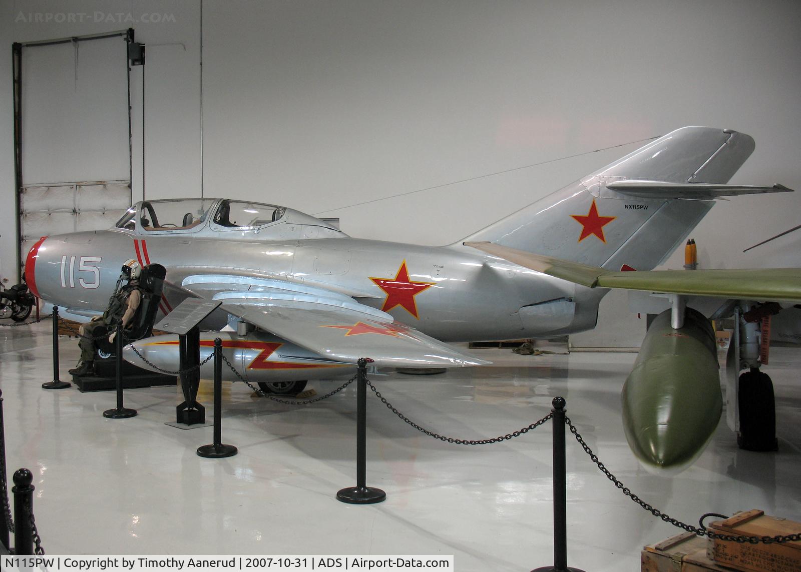 N115PW, 1955 Mikoyan-Gurevich SB LIM-2 C/N 512036, Cavanaugh Flight Museum