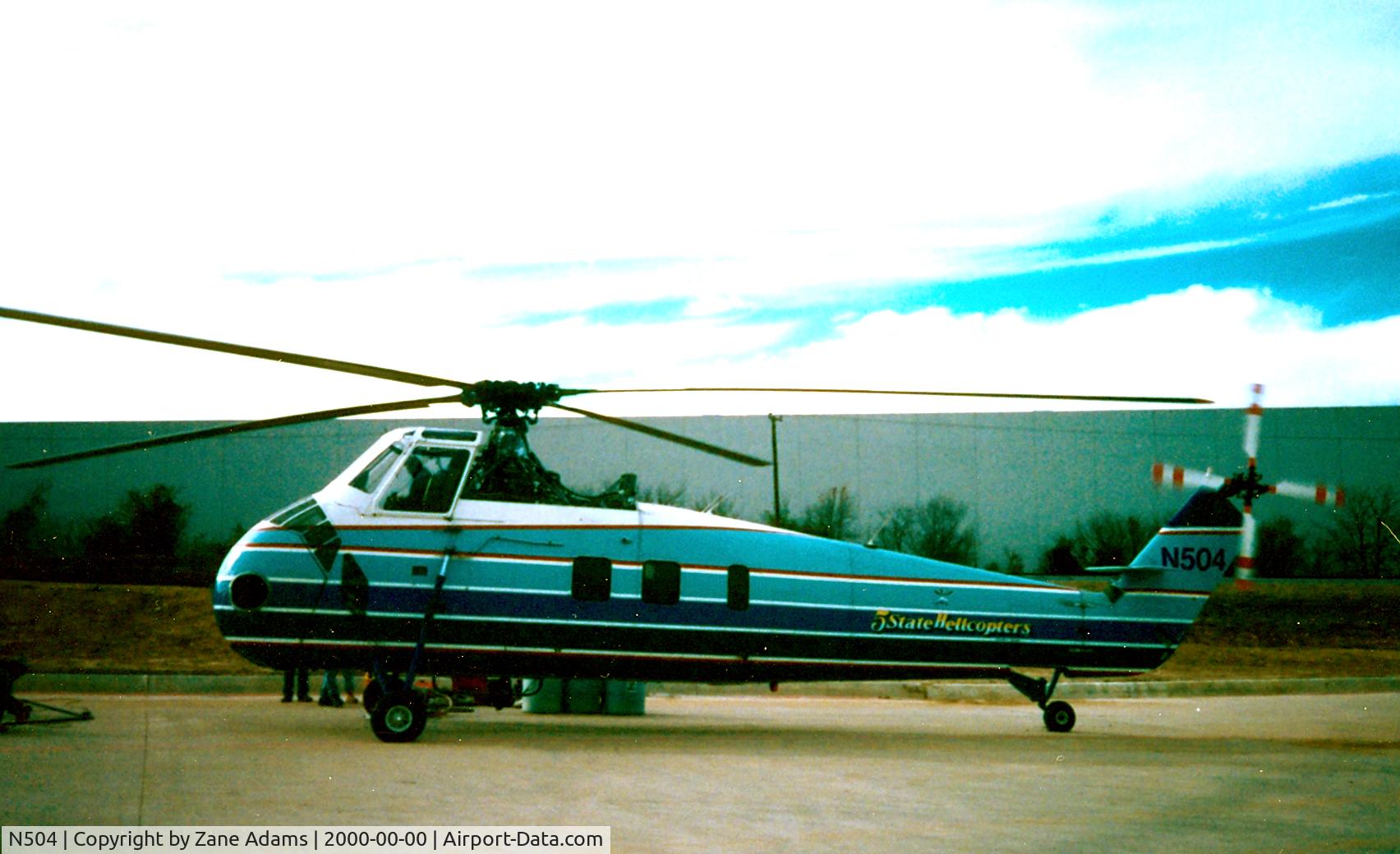 N504, 1957 Sikorsky S-58E C/N 57-1717, Working Helicopter - Lifting HVAC units onto a warehouse in north east Arlington, TX
