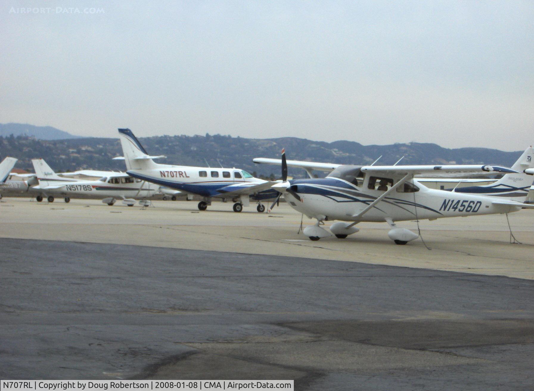 N707RL, 1981 Cessna T303 Crusader C/N T30300008, 1981 Cessna T303 CRUSADER, two Continental TSIO-520-AE Turbos 250 Hp each, counter-rotating 3 blade CS props