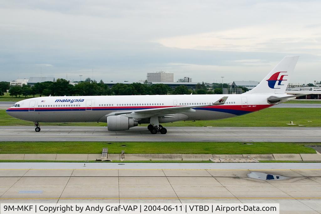 9M-MKF, Airbus A330-322 C/N 100, Malaysia Airlines A330-300