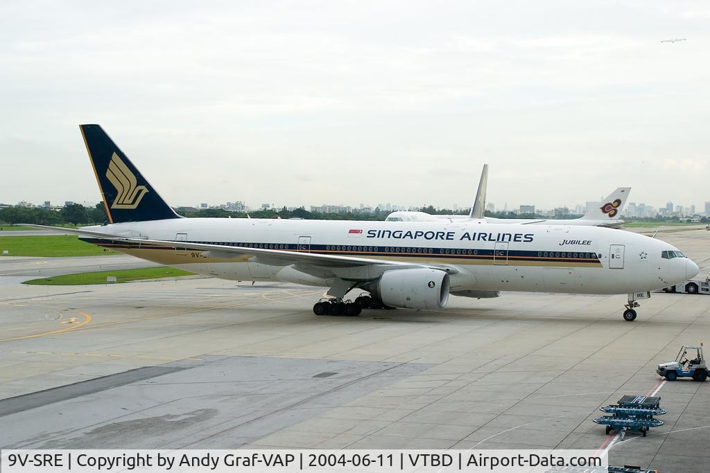 9V-SRE, 1999 Boeing 777-212/ER C/N 28523, Singapore Airlines 777-200