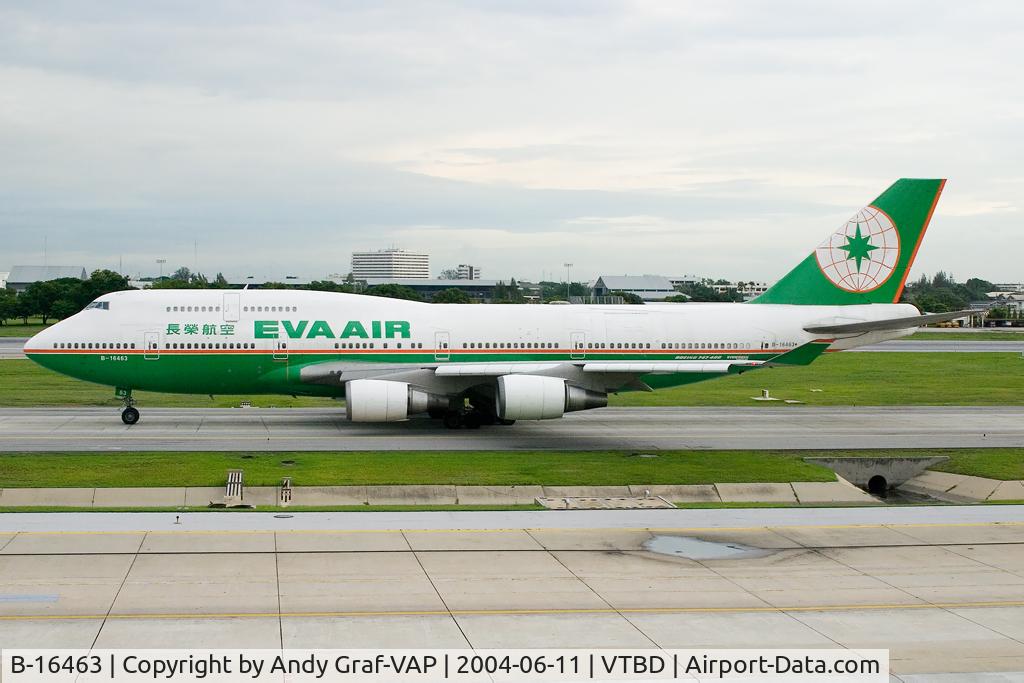 B-16463, 1993 Boeing 747-45E SCD F C/N 27174, Eva Air 747-400