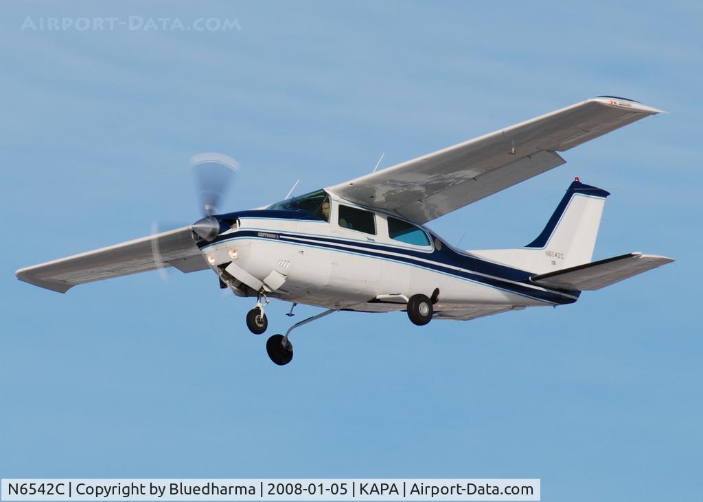 N6542C, 1980 Cessna T210N Turbo Centurion C/N 21063913, Approach to 17L