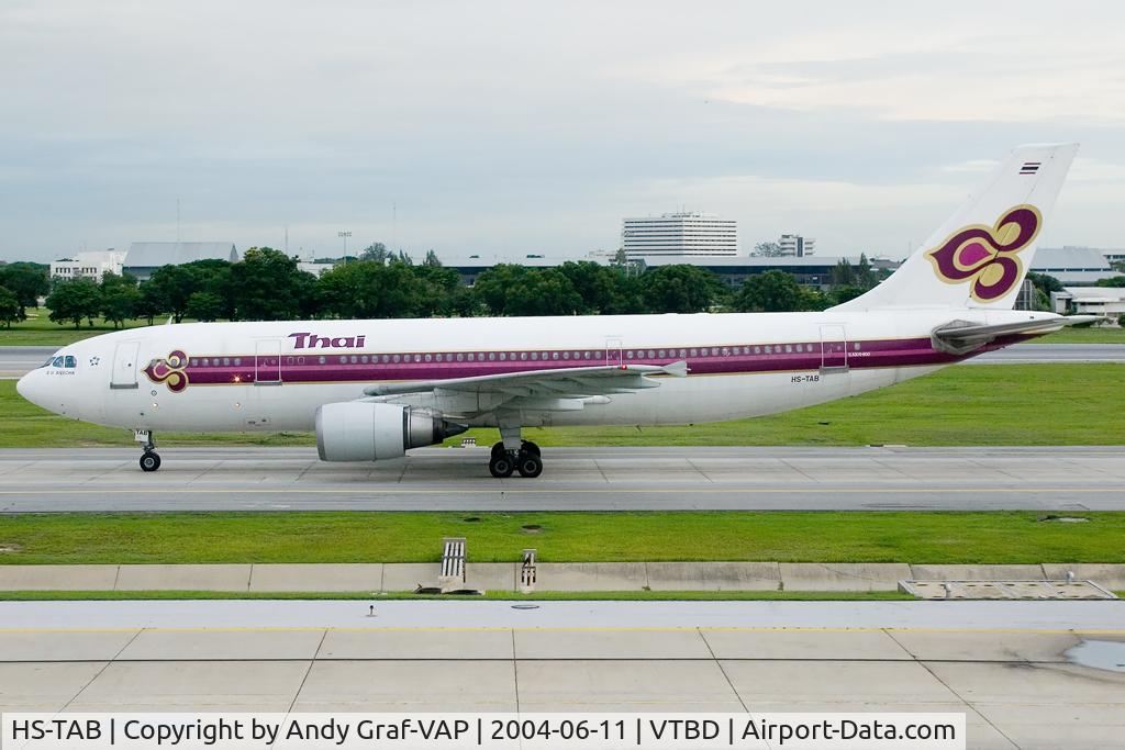 HS-TAB, 1985 Airbus A300B4-601 C/N 371, Thai International A300-600
