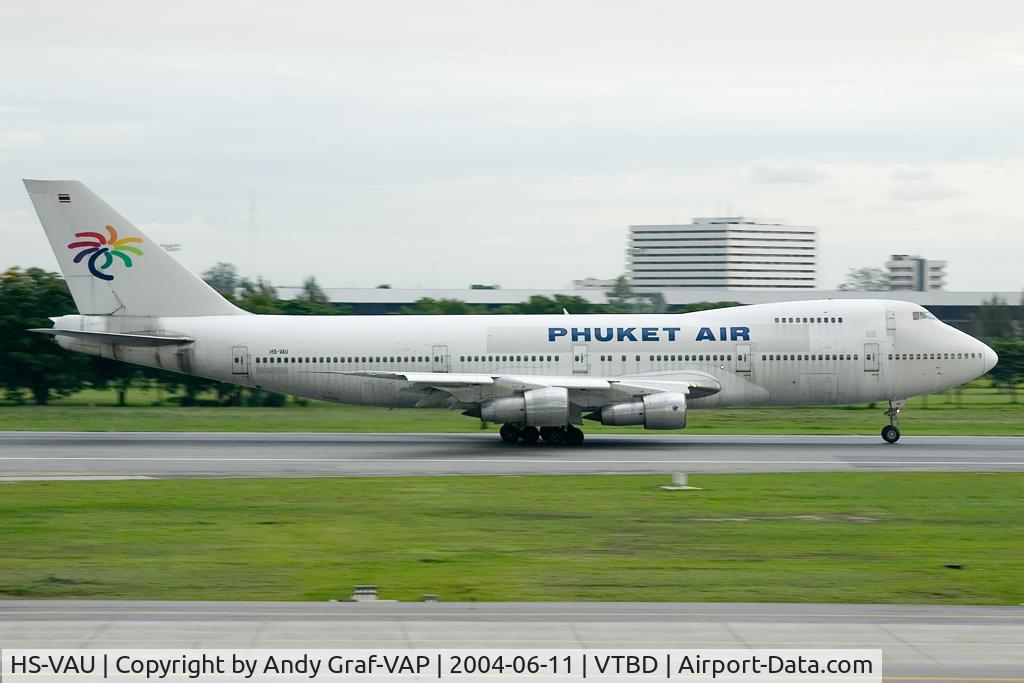 HS-VAU, 1980 Boeing 747-2U3B C/N 22247, Phuket Air 747-200