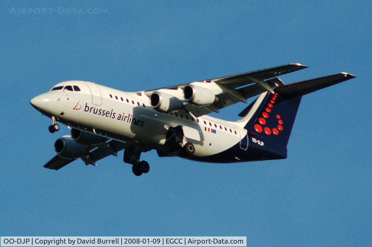 OO-DJP, 1996 British Aerospace Avro 146-RJ85 C/N E.2287, Brussels Airlines - On approach