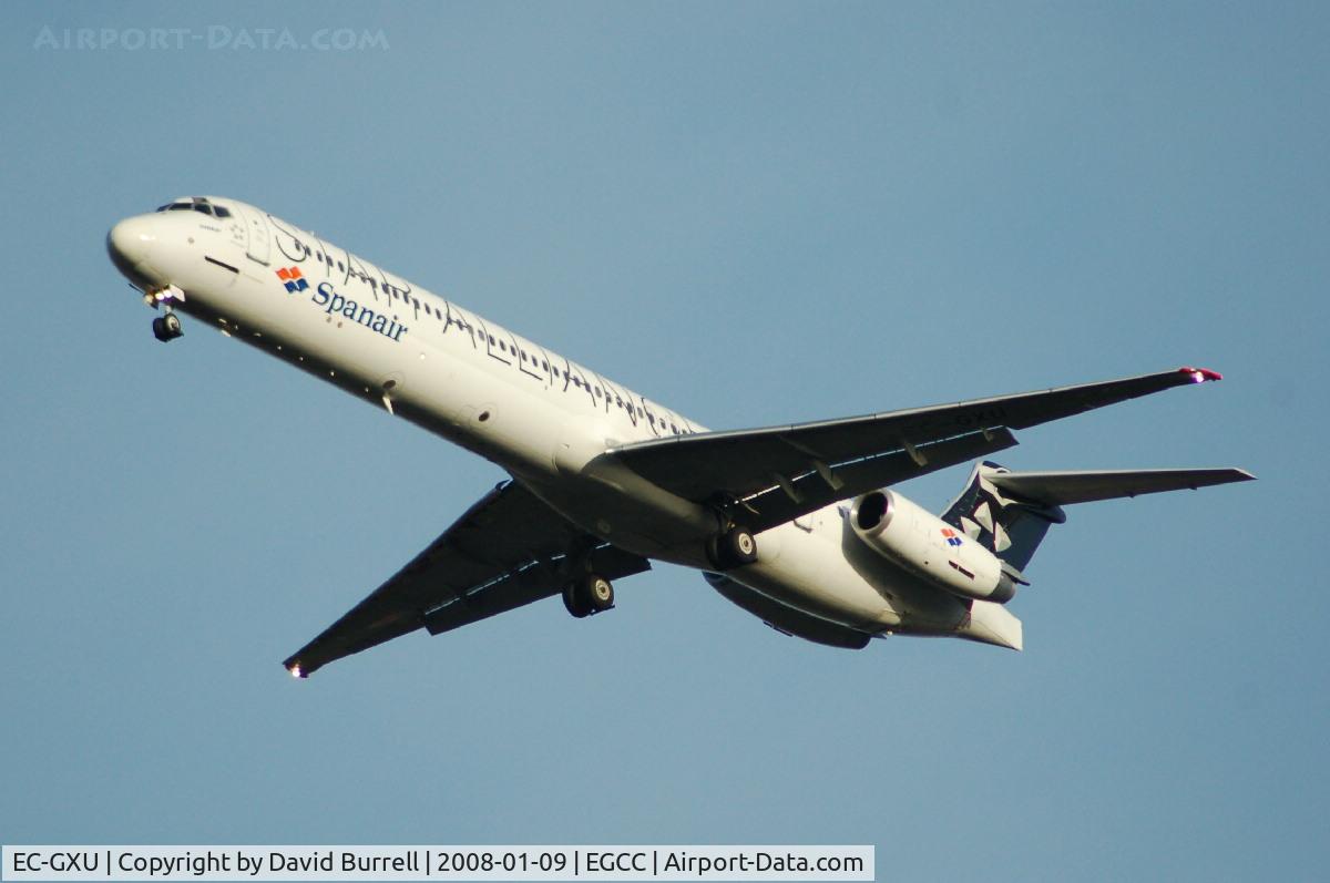 EC-GXU, 1988 McDonnell Douglas MD-83 C/N 49622, Spaniar - On approach
