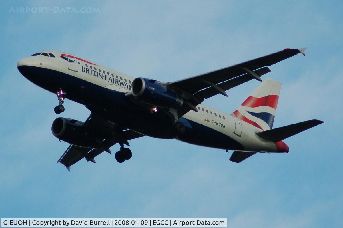 G-EUOH, 2001 Airbus A319-131 C/N 1604, British Airways - On approach