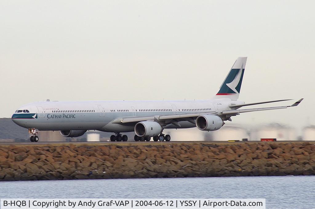B-HQB, 2002 Airbus A340-642 C/N 453, Cathay Pacific A340-600