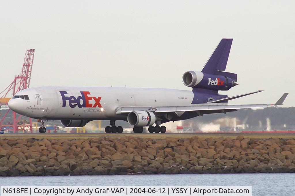 N618FE, 1996 McDonnell Douglas MD-11F C/N 48754, FEDEX MD11