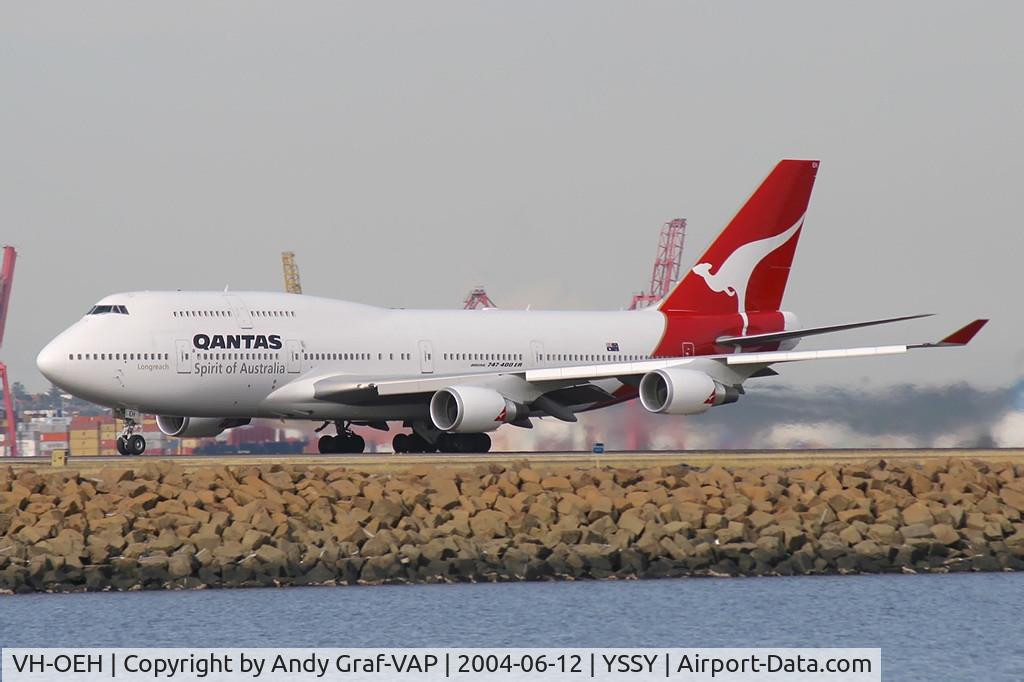 VH-OEH, 2003 Boeing 747-438/ER C/N 32912, Qantas 747-400