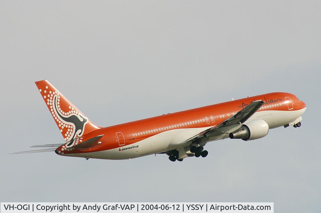 VH-OGI, 1991 Boeing 767-338 C/N 25246, Australian Airlines 767-300