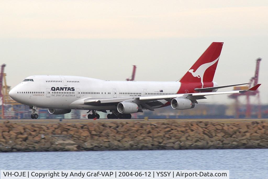 VH-OJE, 1989 Boeing 747-438 C/N 24482, Qantas 747-400