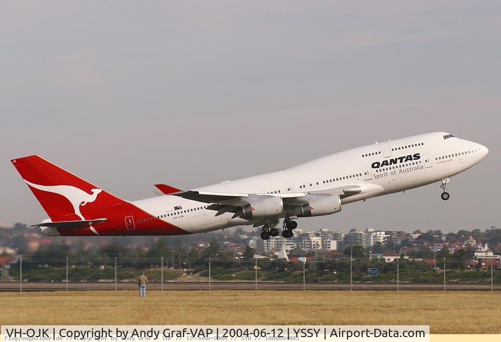 VH-OJK, 1991 Boeing 747-438 C/N 25067, Qantas 747-400