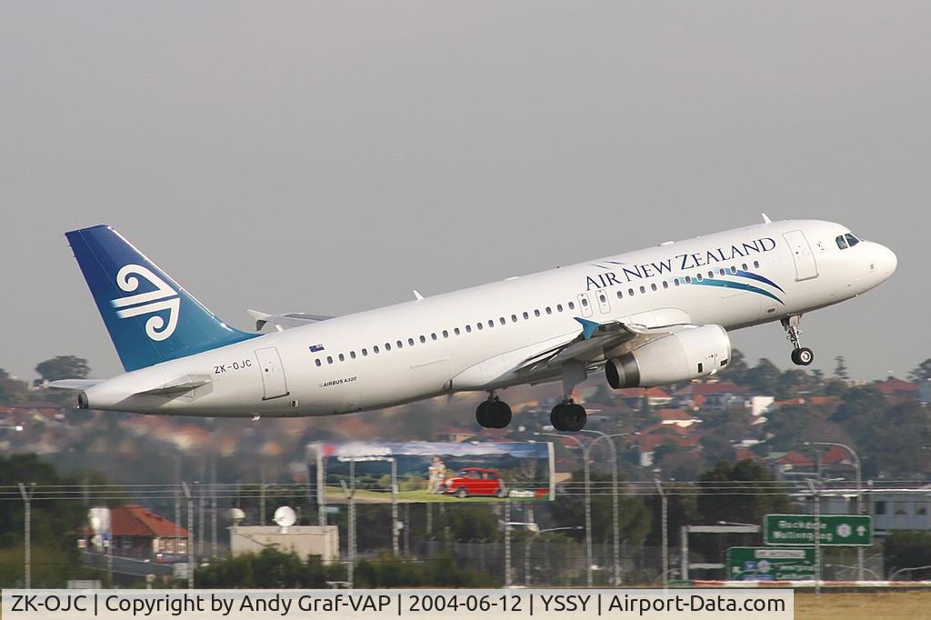 ZK-OJC, 2003 Airbus A320-232 C/N 2112, Air New Zealand A320