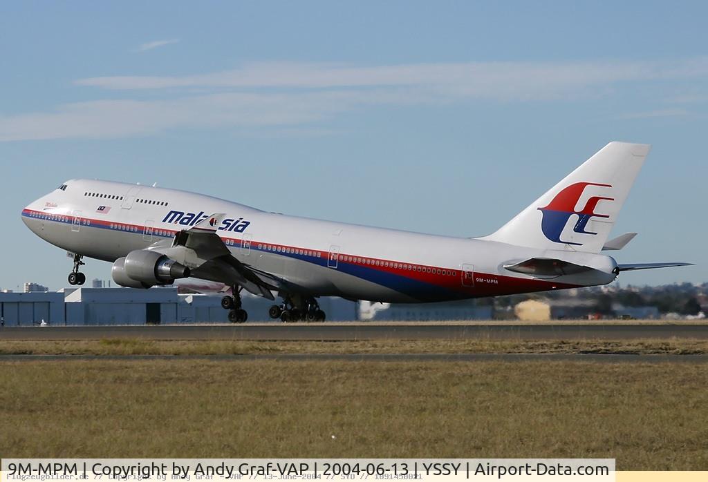 9M-MPM, 1998 Boeing 747-4H6 C/N 28435, Malaysia Airlines 747-400