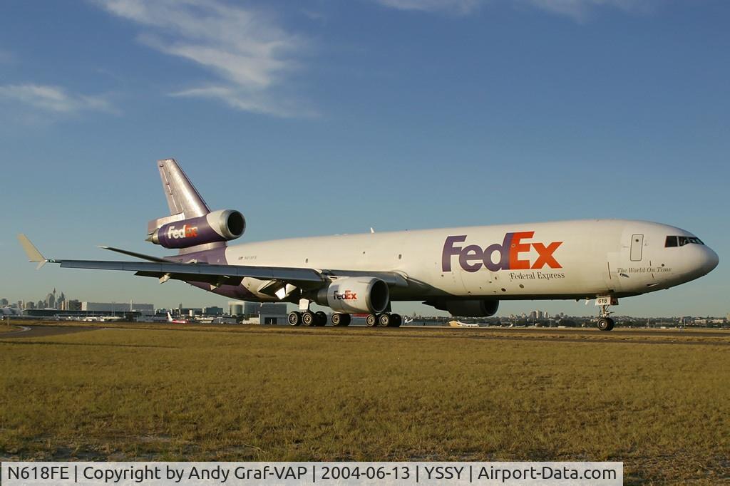 N618FE, 1996 McDonnell Douglas MD-11F C/N 48754, FEDEX MD11