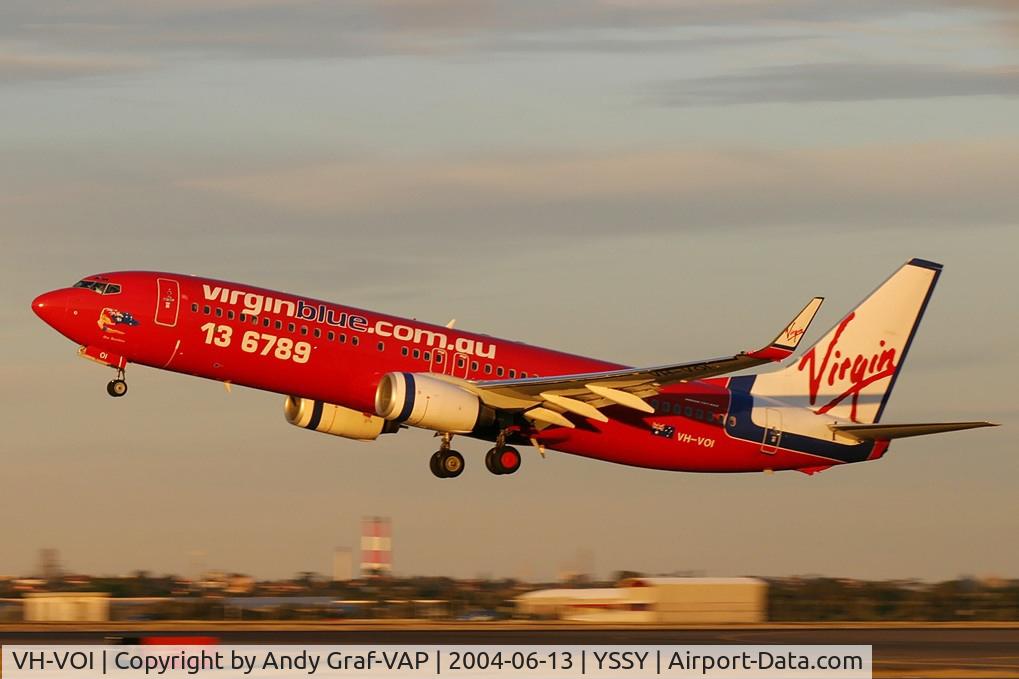 VH-VOI, 2002 Boeing 737-81Q C/N 30786, Virgin Blue 737-800