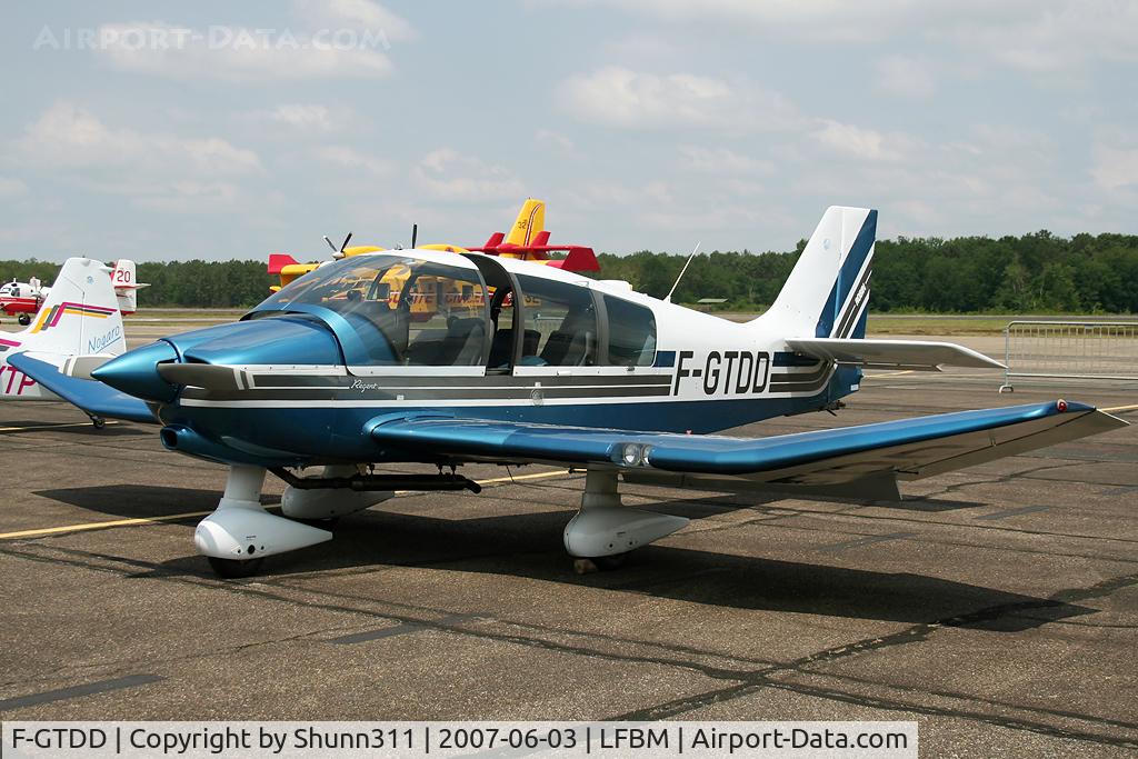 F-GTDD, Robin DR-400-180 Regent C/N 2398, Displayed during LFBM Airshow 2007