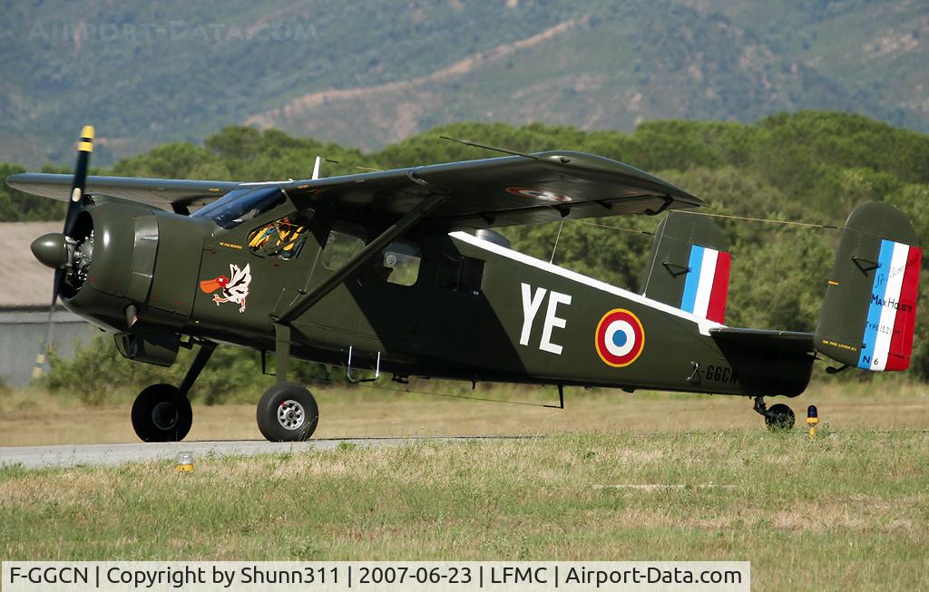 F-GGCN, 1956 Max Holste MH-1521 C1 Broussard C/N 6, Ready to make his flight show during LFMC Airshow 2007