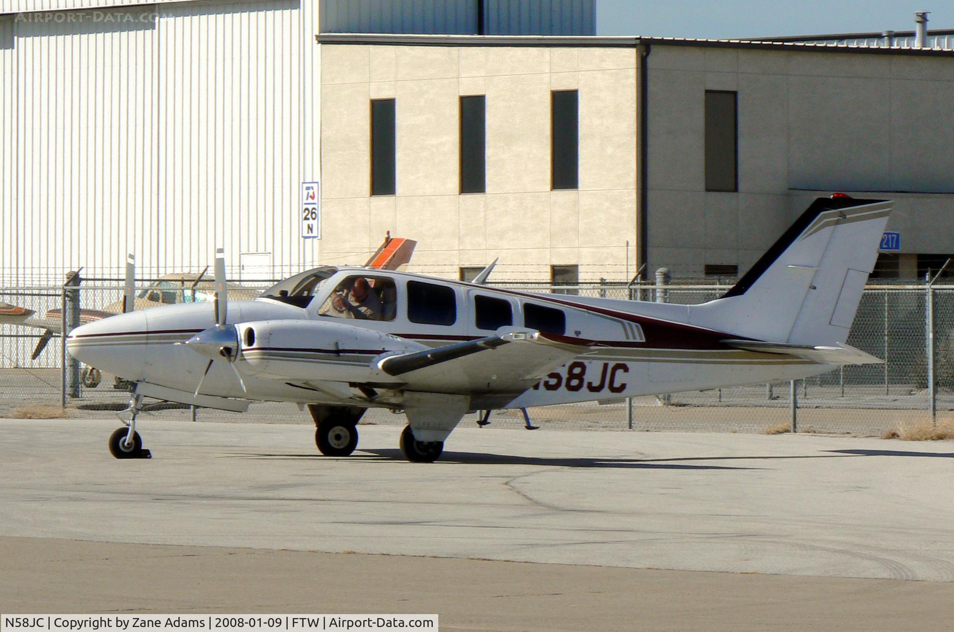 N58JC, 1975 Beech 58P Baron C/N TJ-20, At Meacham Field