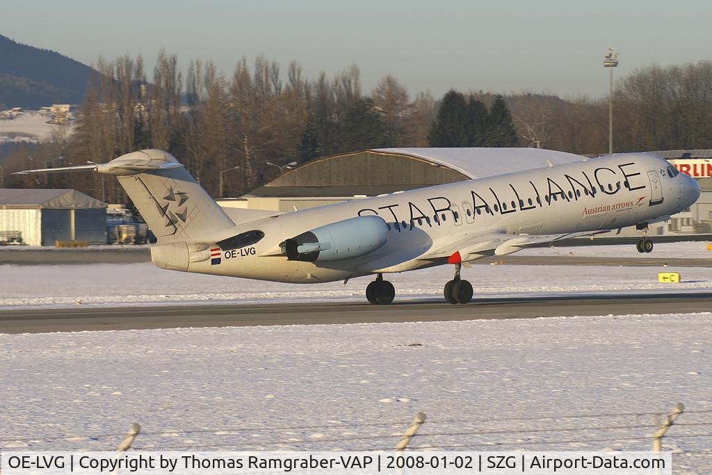 OE-LVG, 1994 Fokker 100 (F-28-0100) C/N 11520, Austrian Arrows Fokker 100
